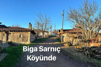 BİGA SARNIÇ KÖYÜNDE SATILIK ARSA